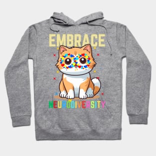 EMBRACE NEURODIVERSITY CAT Hoodie